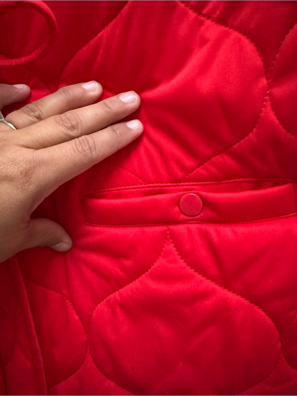 Avec Les Filles Red Quilted Tie-Front Vest - Picture 8 of 11